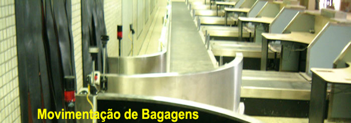 Instalação de sistemas de movimentação de bagagens em Aeroportos